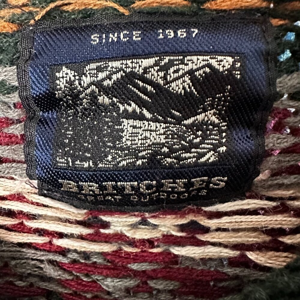 VTG Britches Great Outdoors Men's Fair Isle Cotton Geometric Sweater Size XL - Picture 6 of 6